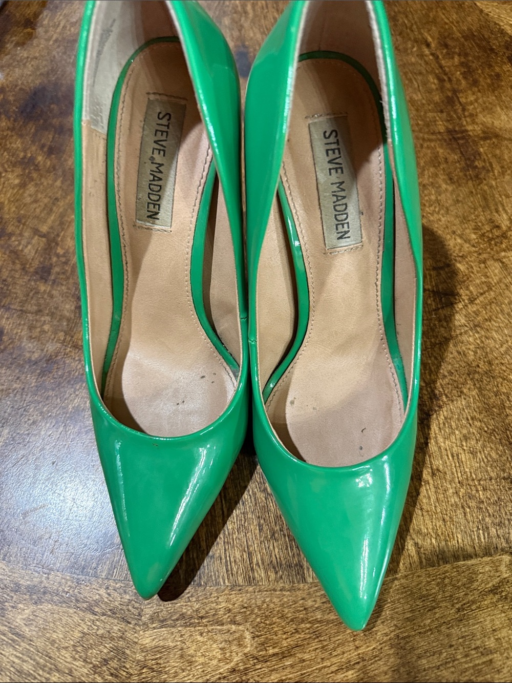 Steve Madden Emerald Patent Pointed-Toe Pumps